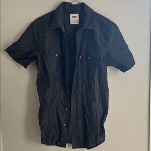 💛Levi's Charcoal Button-Up Shirt
